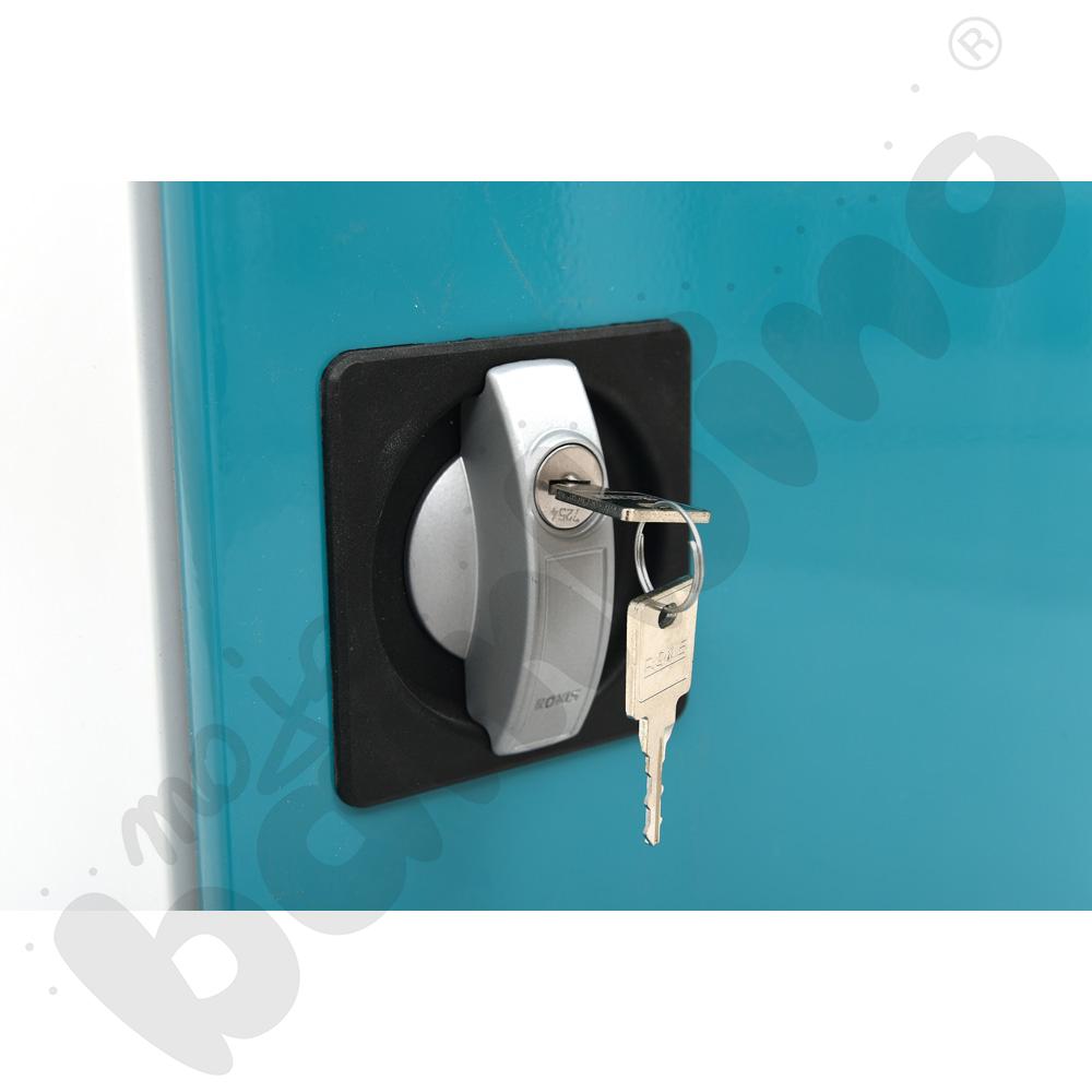 Szafka medyczna z 1 półką drzwi zielone