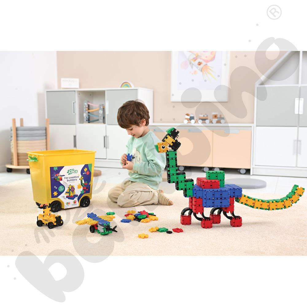 Klocki konstrukcyjne Clics Rollerbox 25w1