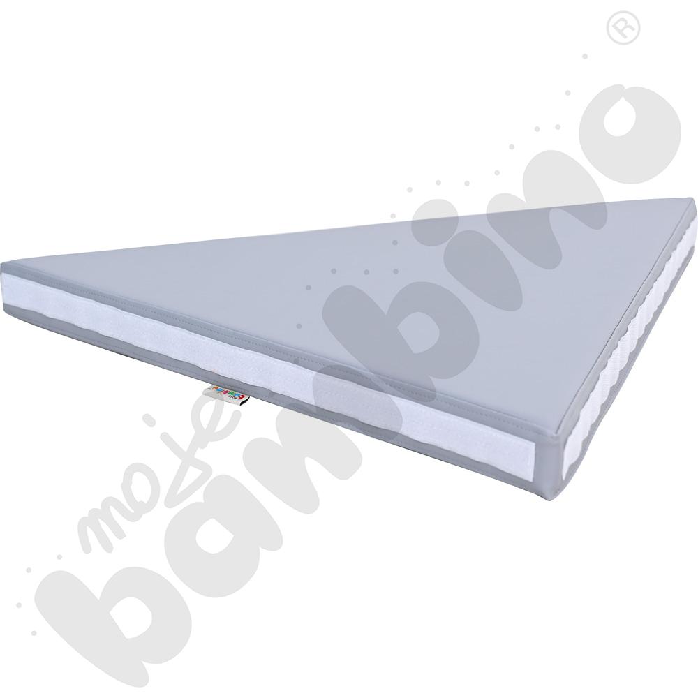 Materac trójkątny jasnoszary do kojca Siessta - MED