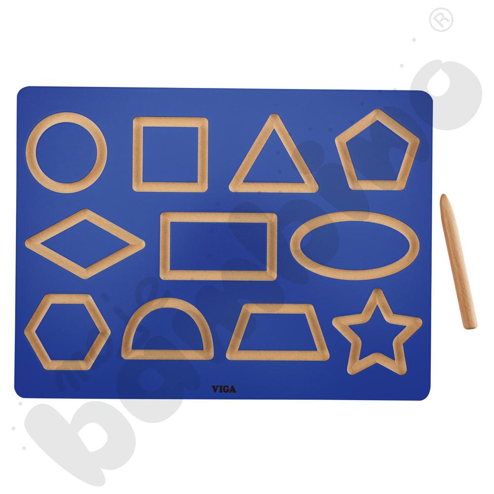 Tabliczka z alfabetem - kształty