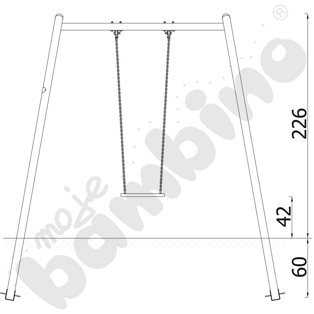 Orbis - stelaż do huśtawki pojedynczej