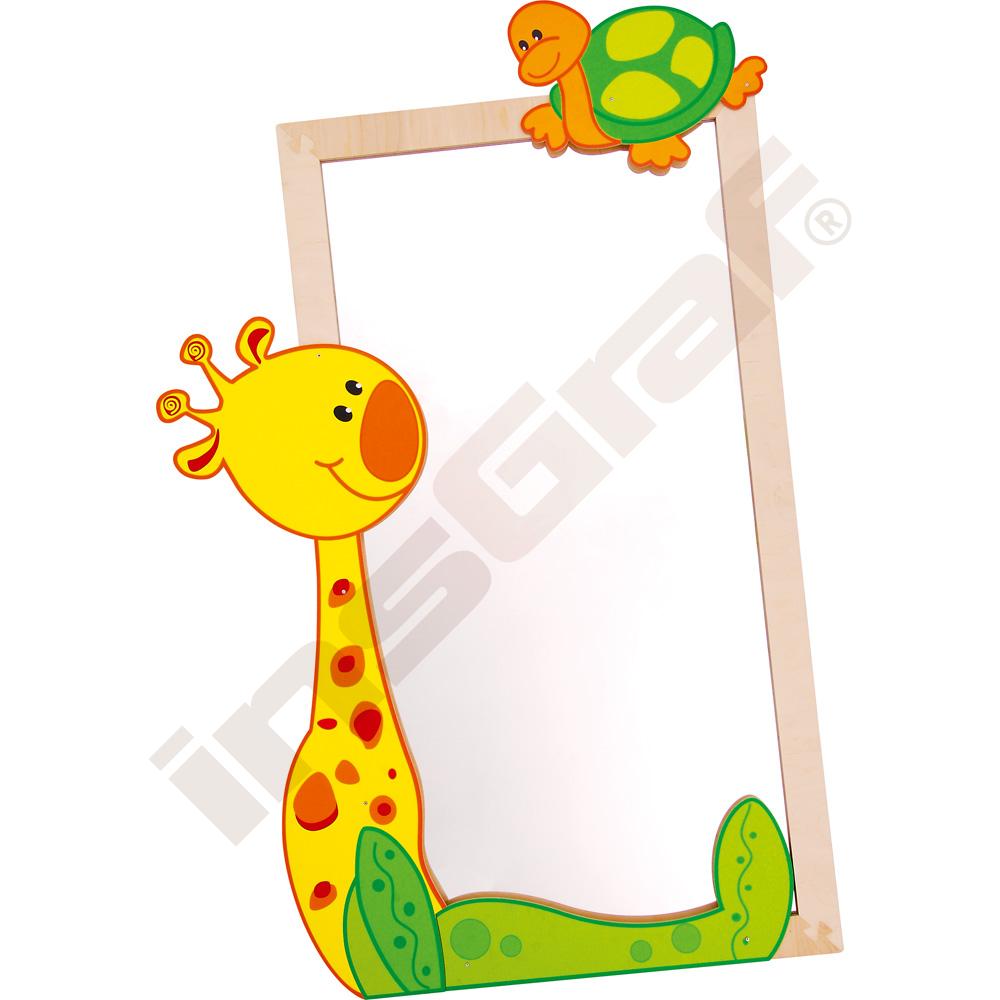 Dekorácia na zrkadlo - ZOO
