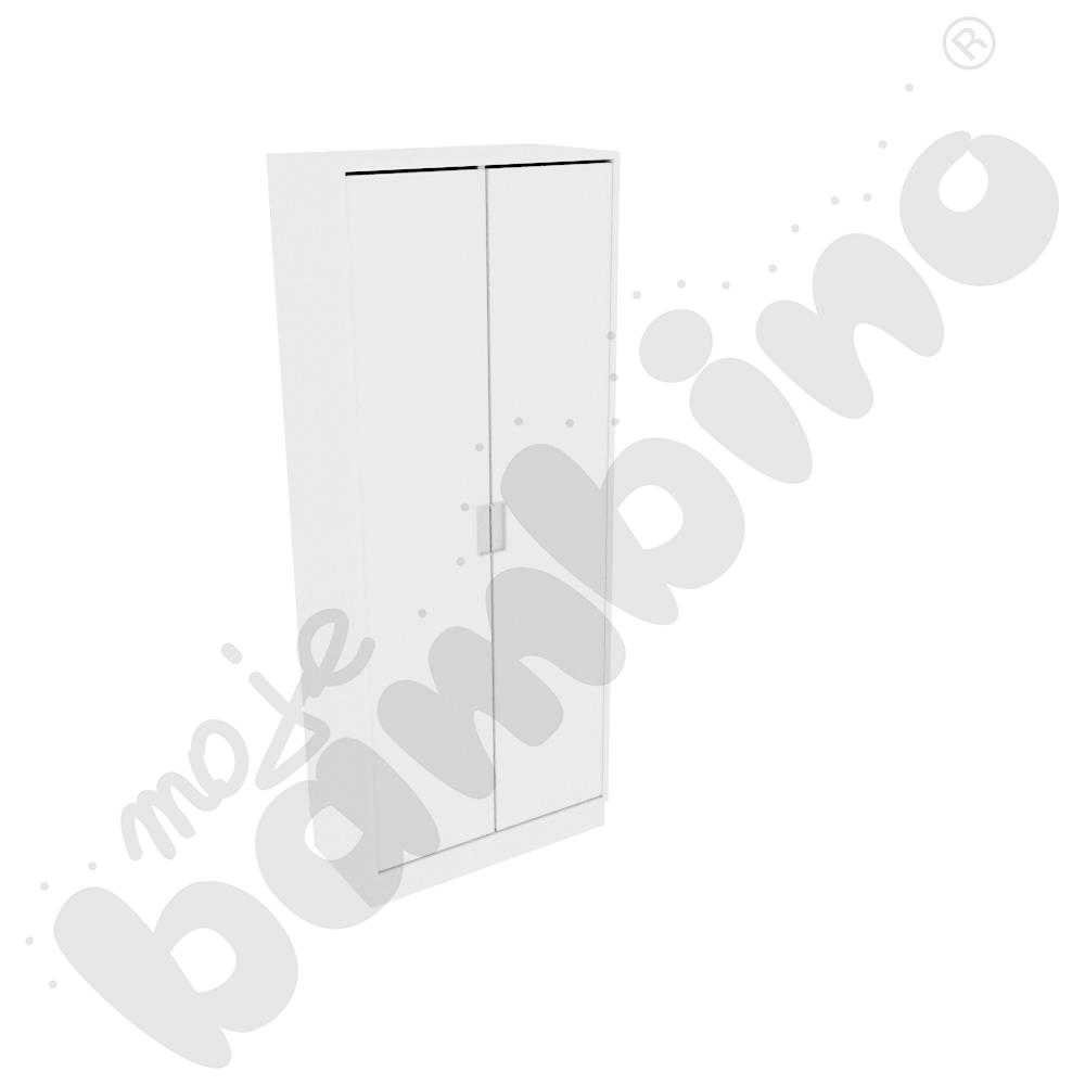 Quadro - szafa ubraniowa 180 st. - biała, w białej skrzyni