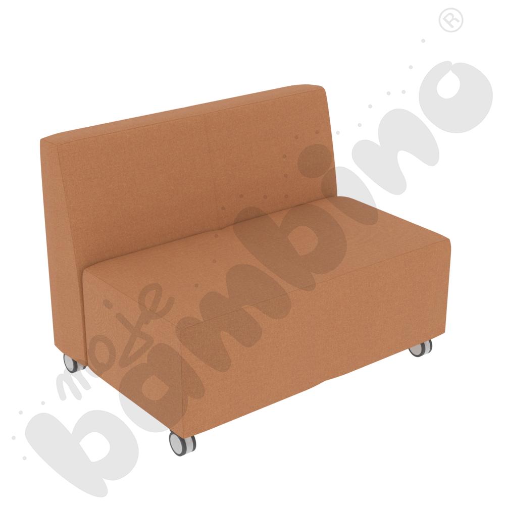   Sofa Universum 2-os. wys. 82 cm, na kółkach, tkanina RO06  