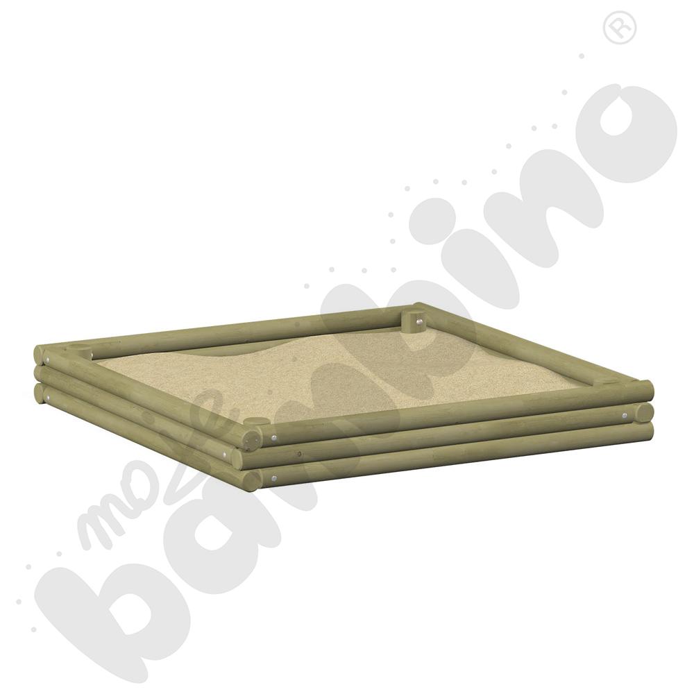 Piaskownica z bali 2 x 2