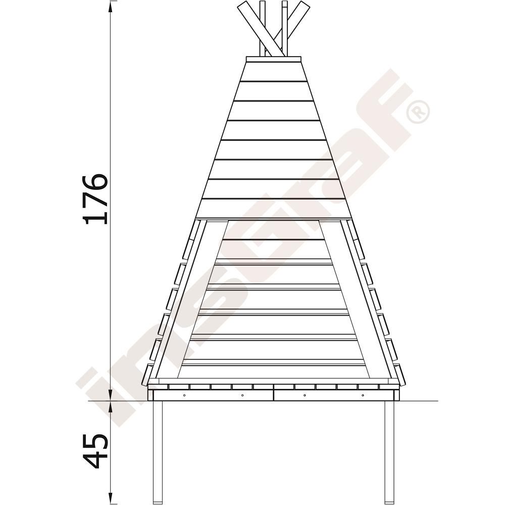 Tipi Terra kotvené