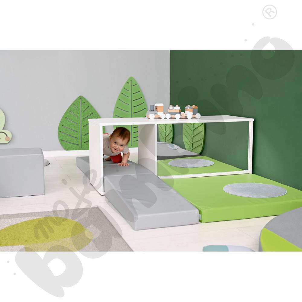 Quadro - kącik zabaw z lustrem, biały