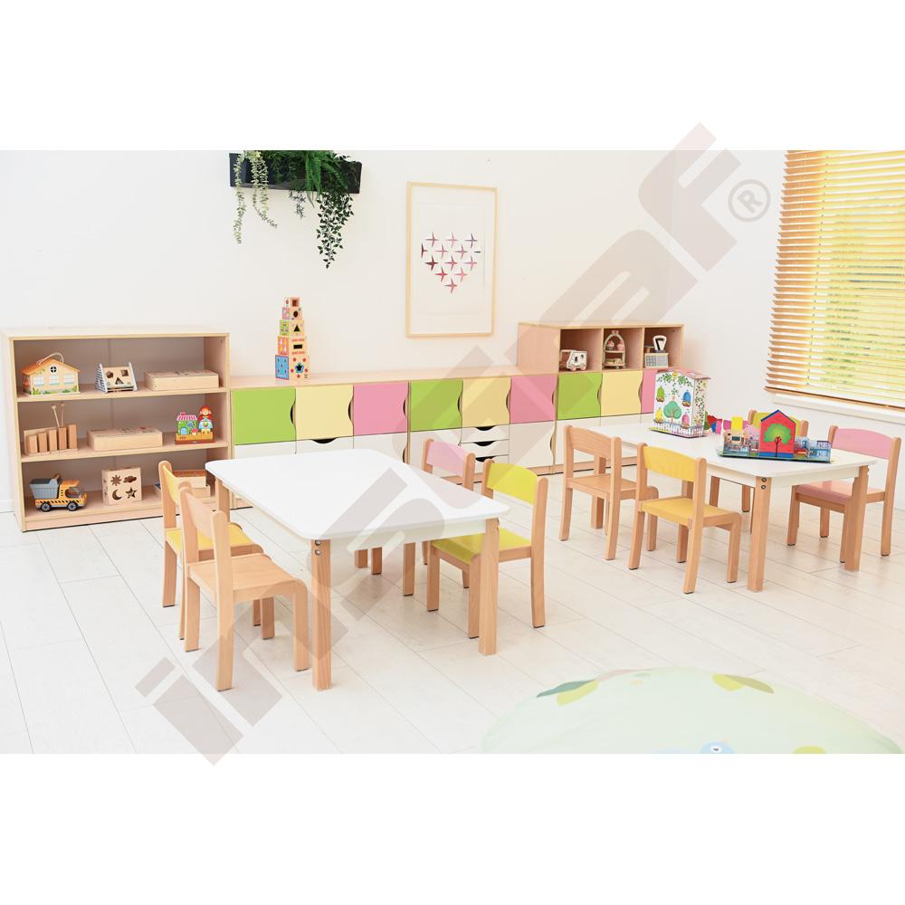 Židle Filipek PASTEL růžová, vel. 2