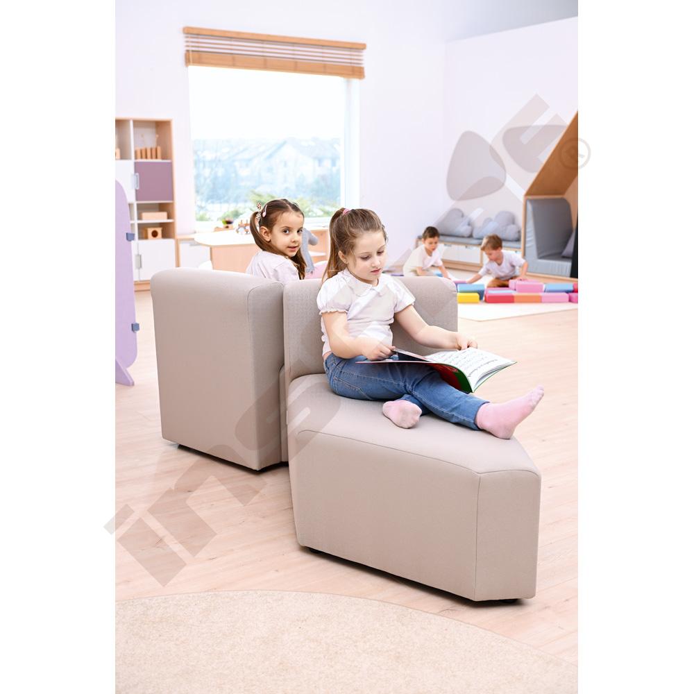 Sedadlo s opierkou Modern One - béžové
