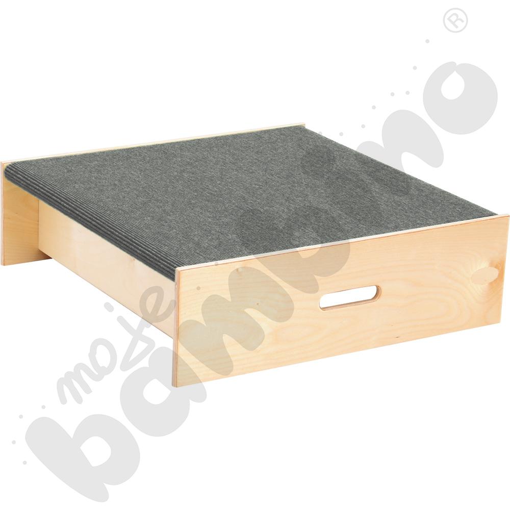 Podest kwadrat, wys. 20 cm - jasnoszary