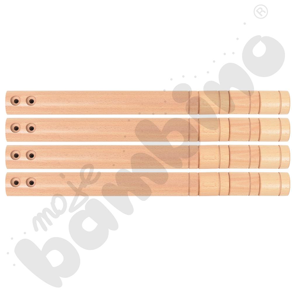   Nogi okrągłe z reg. 4 szt. rozm. 0-3 (40-58 cm)  
