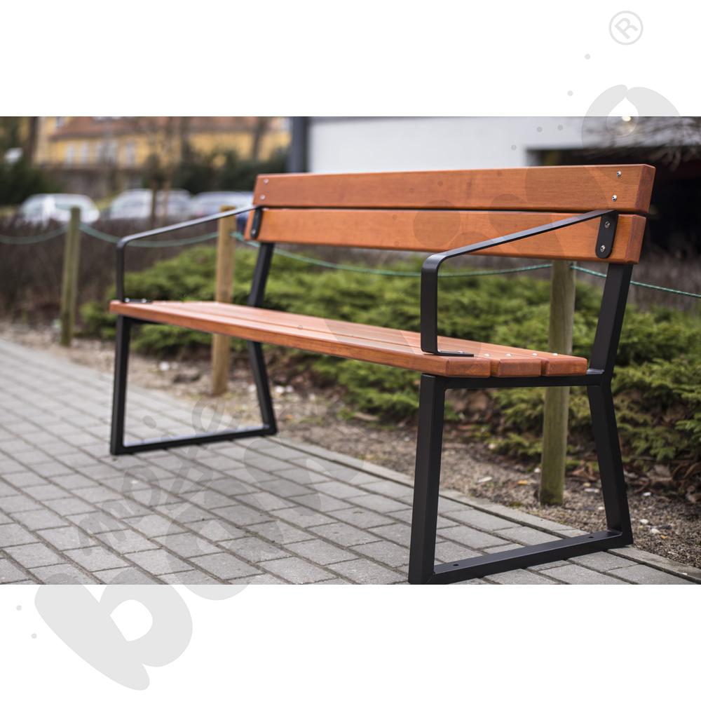 Ławka profilowa z podłokietinkiem