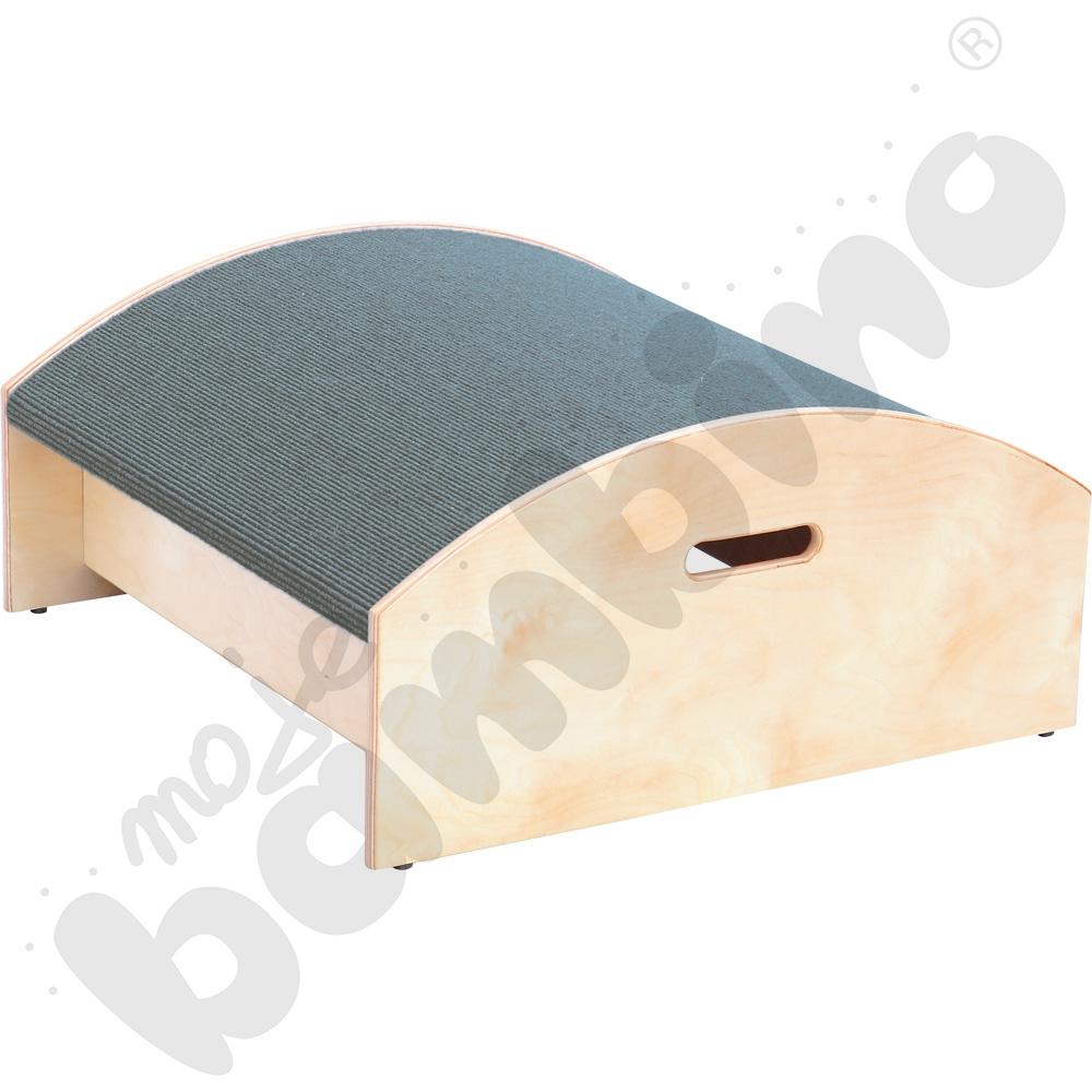 Podest kwadrat wypukły, wys. 20 cm - jasnoszary