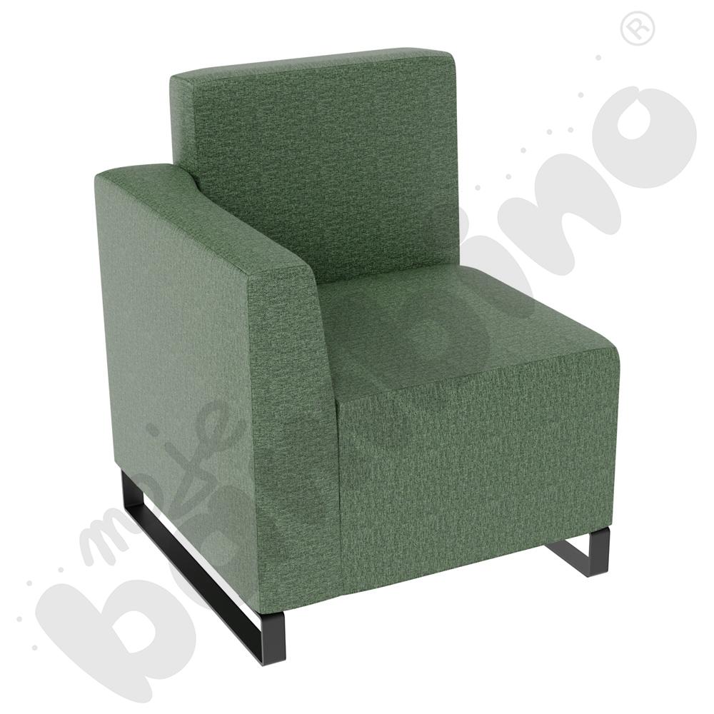 Fotel Universum wys. 82 cm, bok niski lewy, tkanina RO32