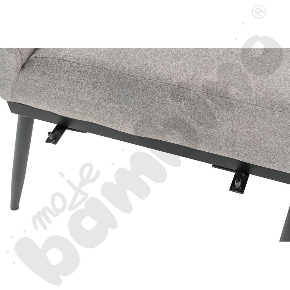 Narożnik z oparciem Xena szarobrązowy