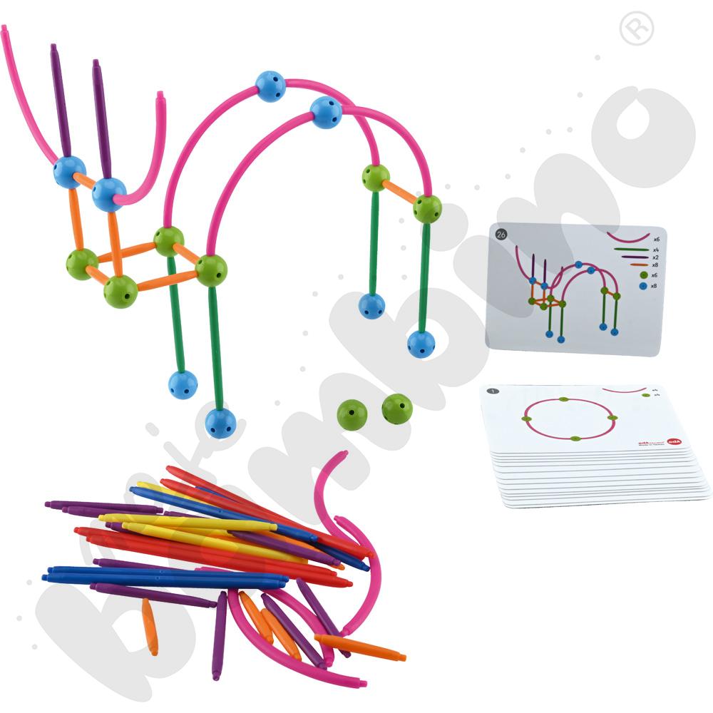 Zestaw konstrukcyjny z kartami zadań