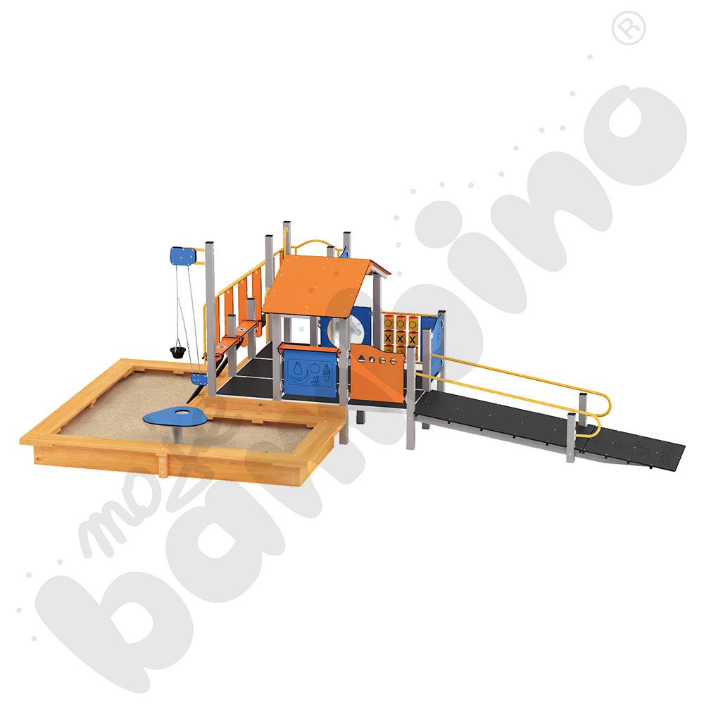 Zestaw Quadro z piaskownicą, metal