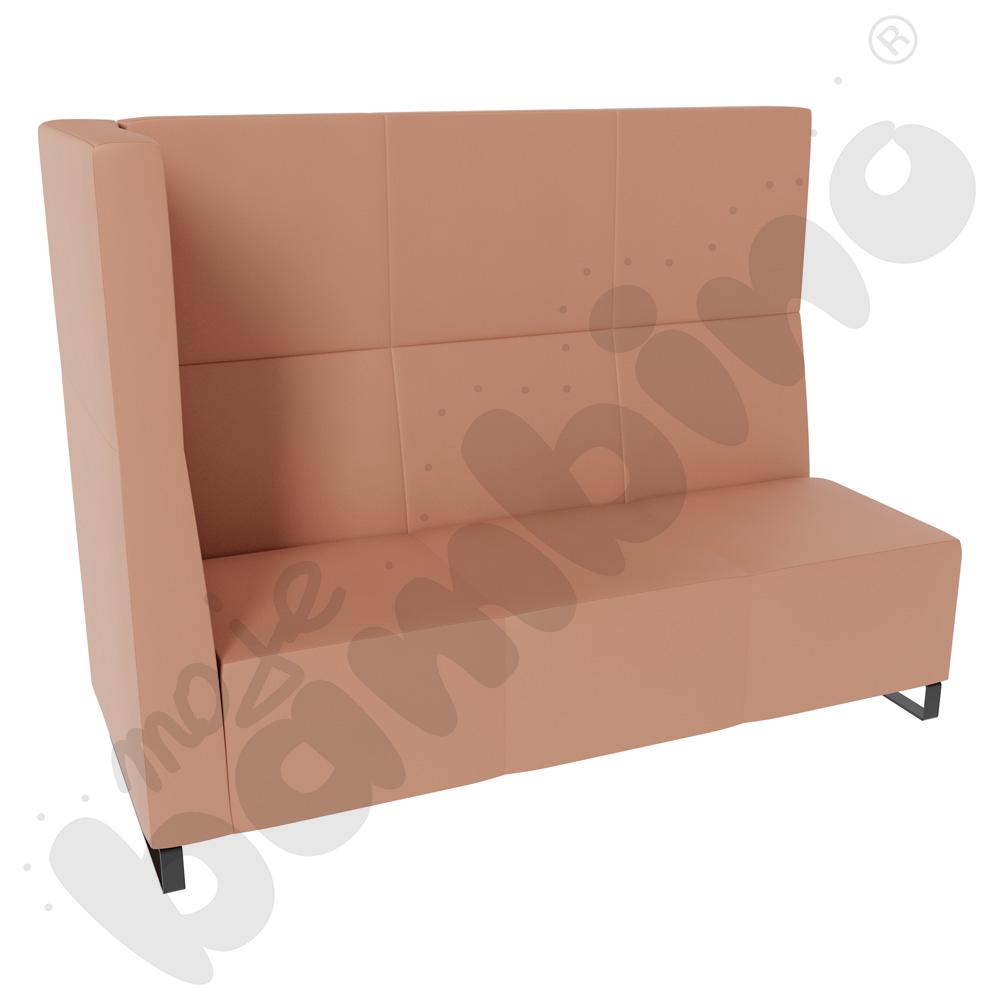 Sofa Universum 3-os. wys. 133 cm, bok średni lewy, tkanina MT06