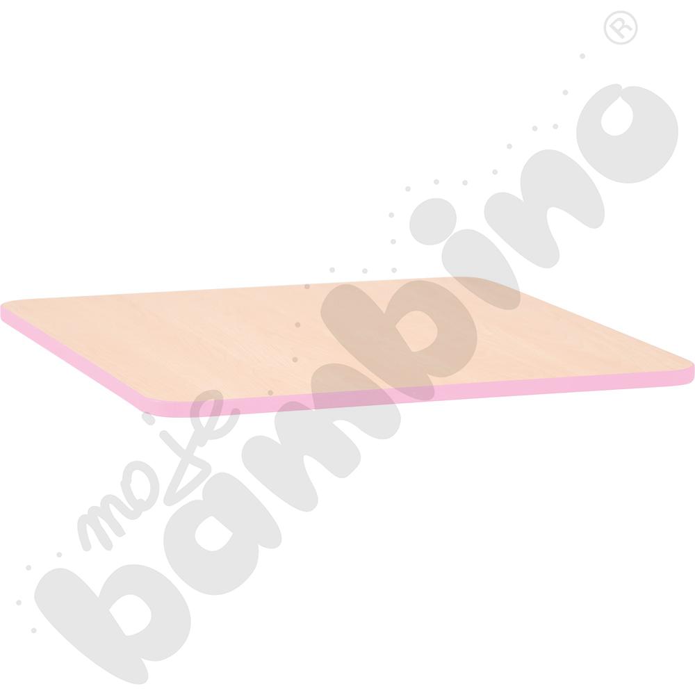 Blat Quadro klon jasny kwadratowy, jasnoróżowe obrzeże