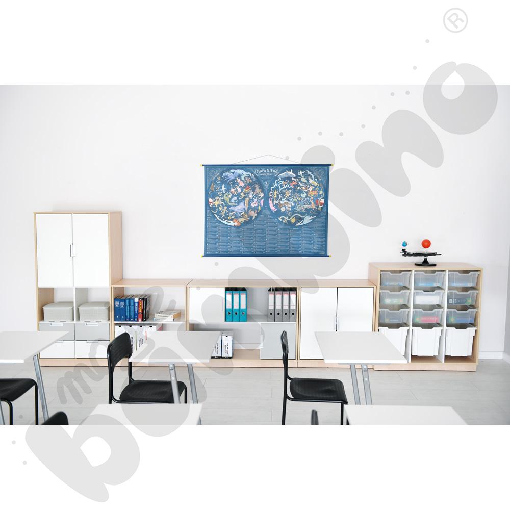 Quadro - zestaw 180, 90 st., skrzynia klon jasny