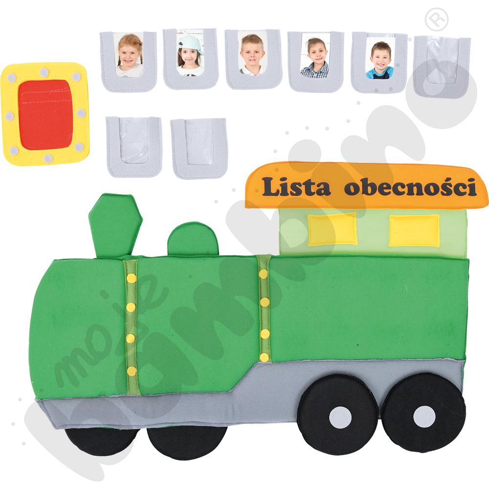 Makatka Lista obecności i humoru - pociąg