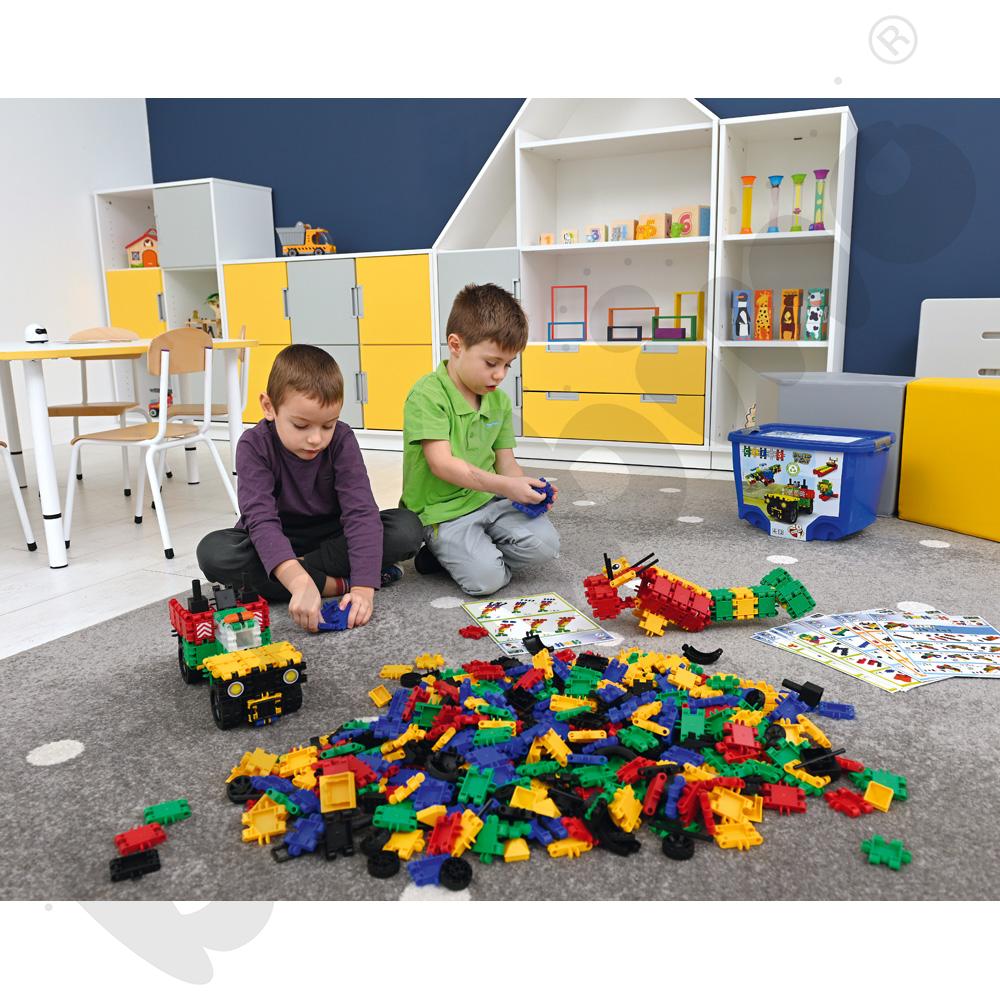 Klocki konstrukcyjne Clics Rollerbox 20w1