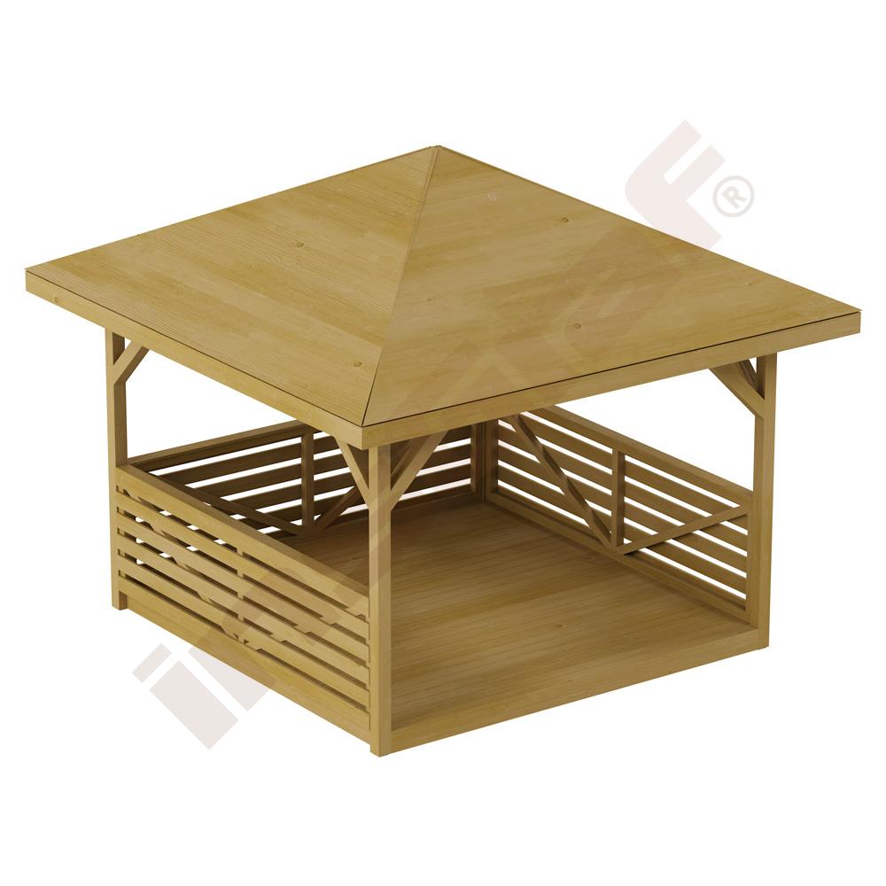Altánek Terra 3 x 3 m s podlahou