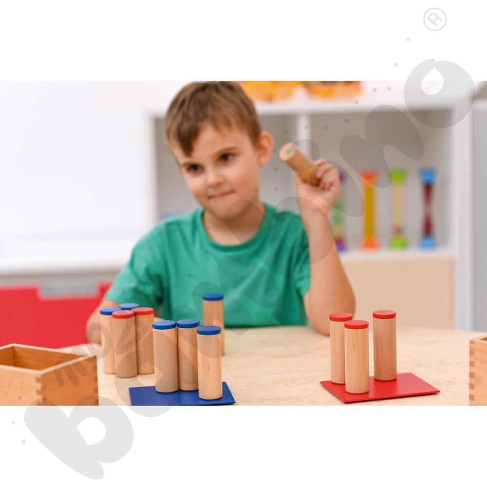 Puszki szmerowe Montessori