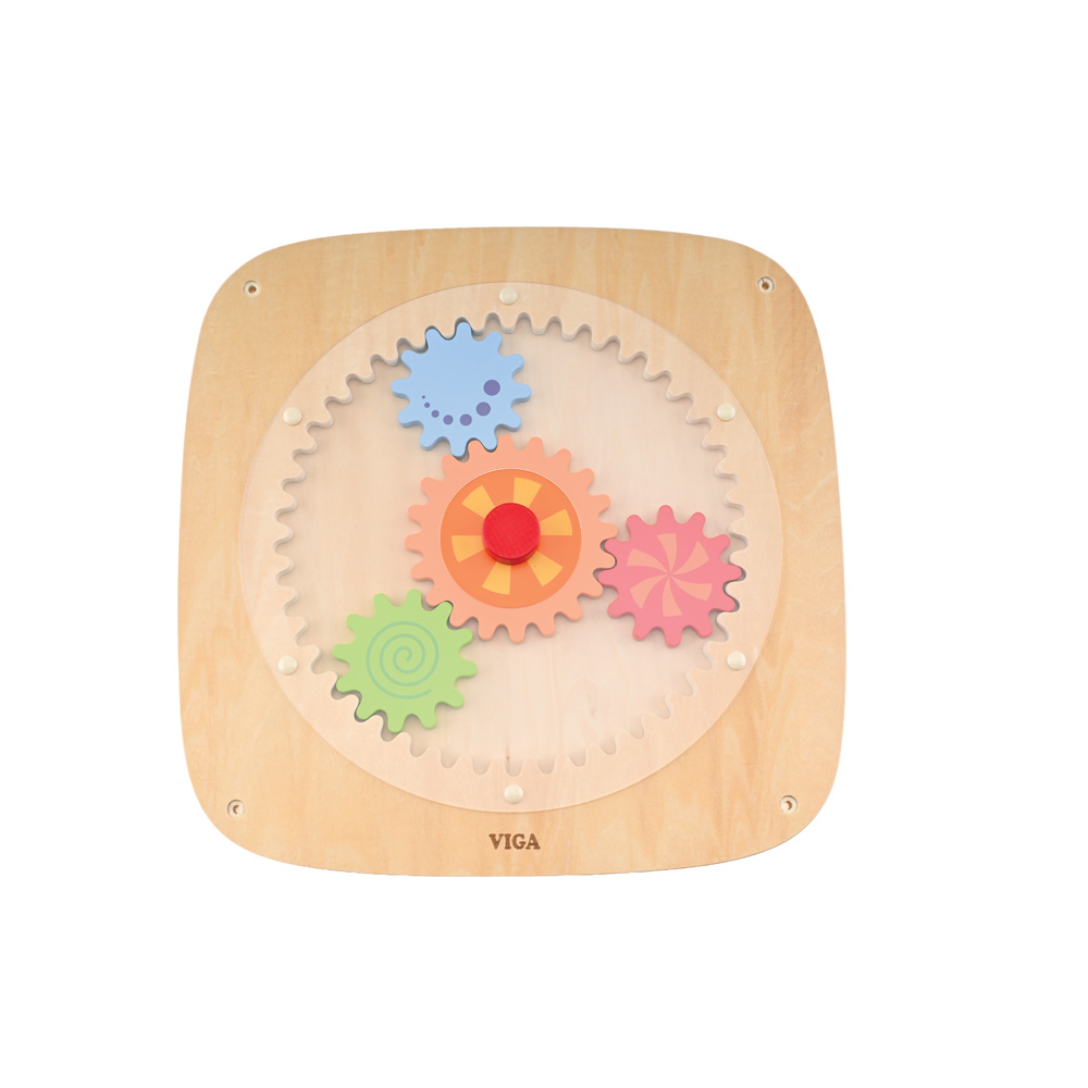 Panel ścienny - kolorowe trybiki