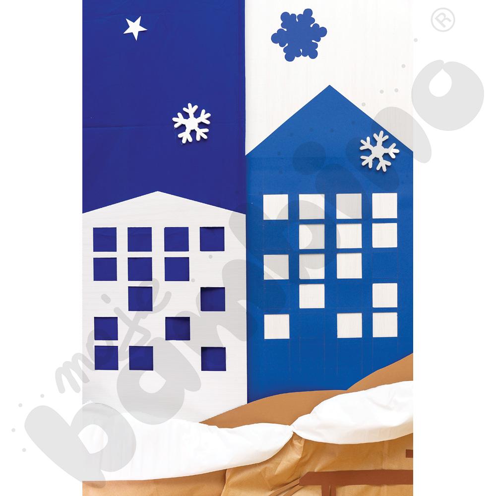 Karton gładki 10 arkuszy o wym. 50 x 70 cm chabrowy