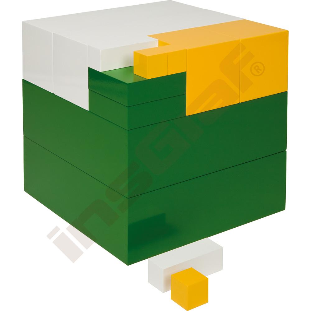 Montessori krychle - tři na druhou 