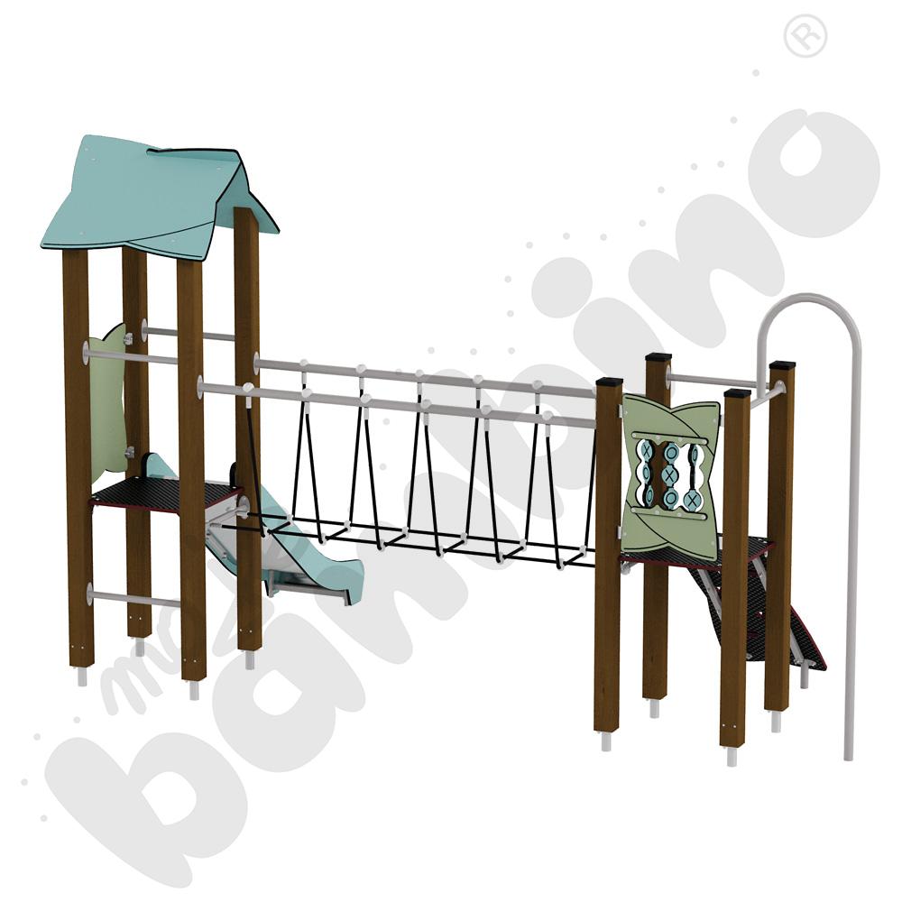 Zestaw Urbi 6, słupy drewniane C