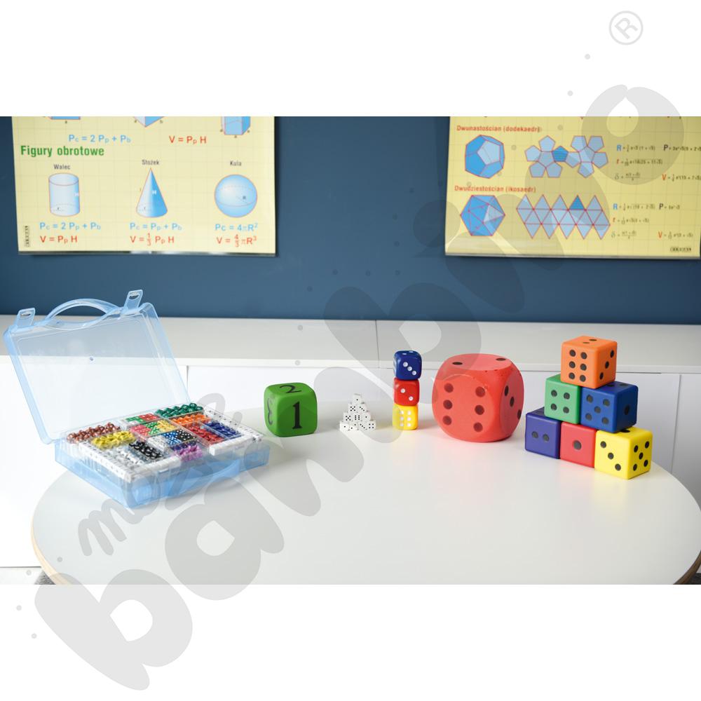 Kostka miękka z oczkami, mix kolorów