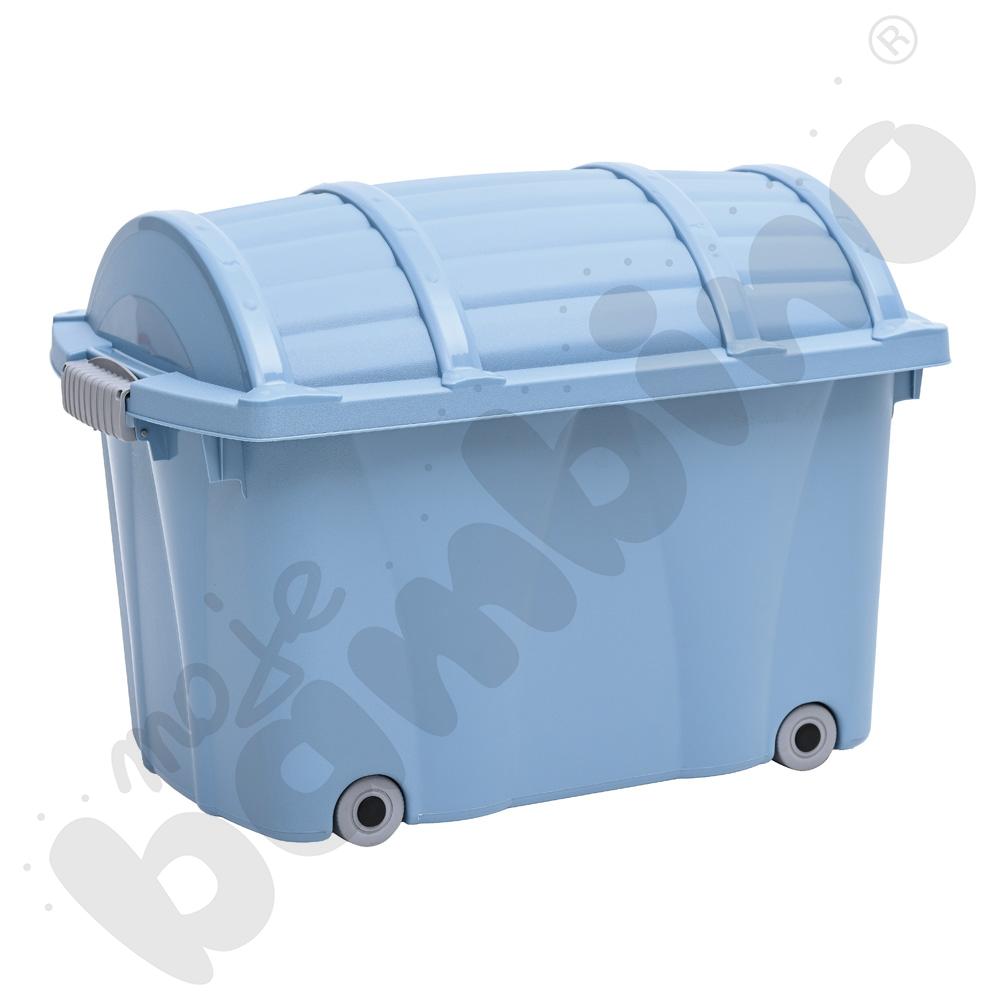 Skrzynia pirata jasnoniebieska