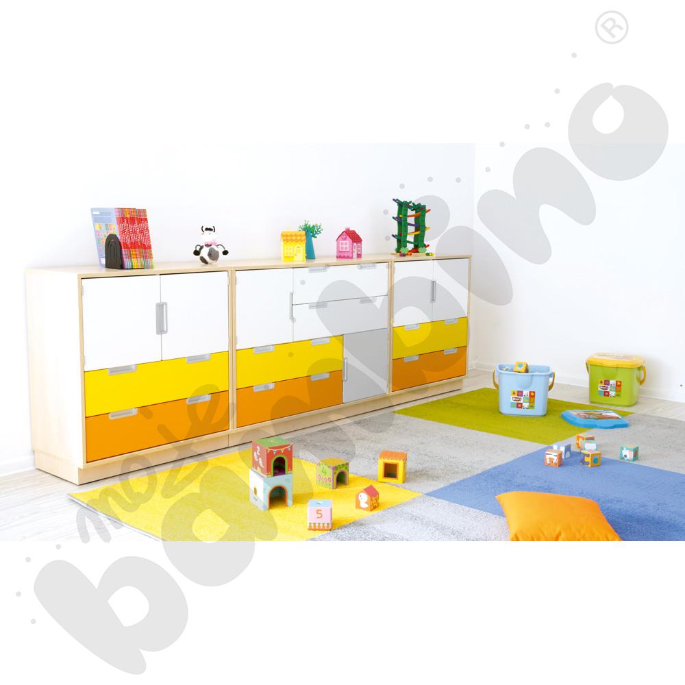 Quadro - zestaw 4, 90 st., cichy domyk, skrzynia klon jasny