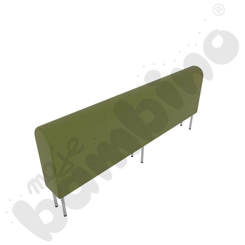 Moduł Versa 180x20x74 cm z plastikowymi stopkami, stelaż jasnoszary, tkanina BD17