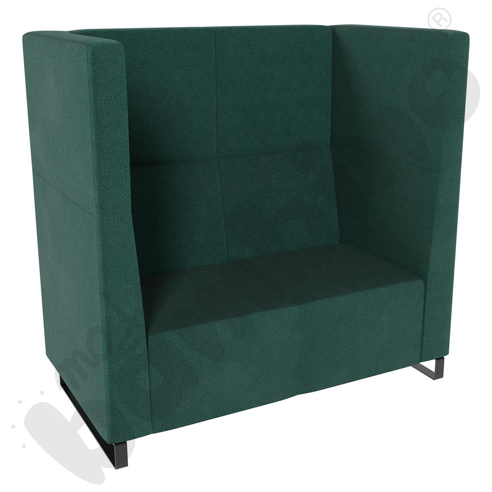 Sofa Universum 2-os. wys. 133 cm, 2 boki średnie, tkanina KG10