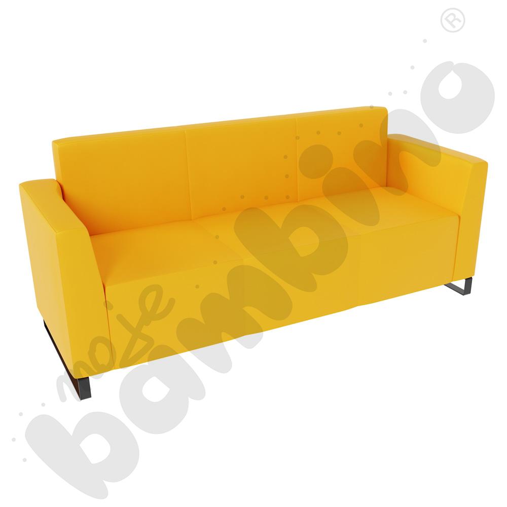 Sofa Universum 3-os. wys. 82 cm, 2 boki niskie, tkanina MT09
