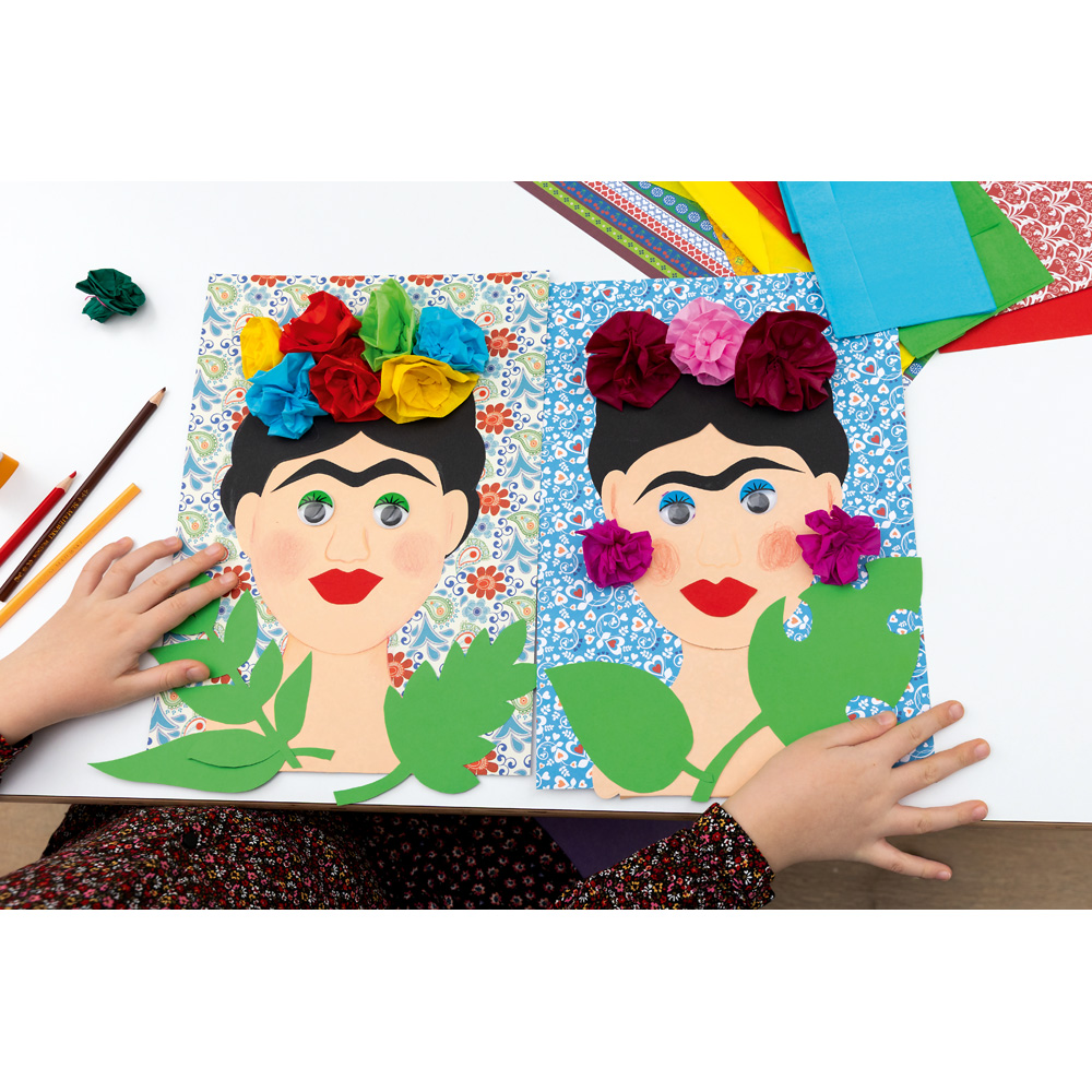 Krepový papier 50 x 70 cm modrý odtieň