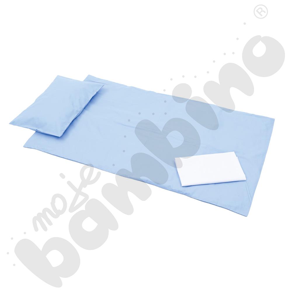 Komplet pościeli przedszkolnej - niebieskiej