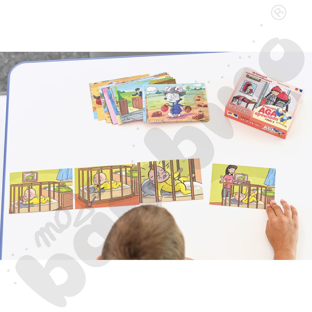 Papuga Aga opowiada - głoski: sz, ż, cz, dż