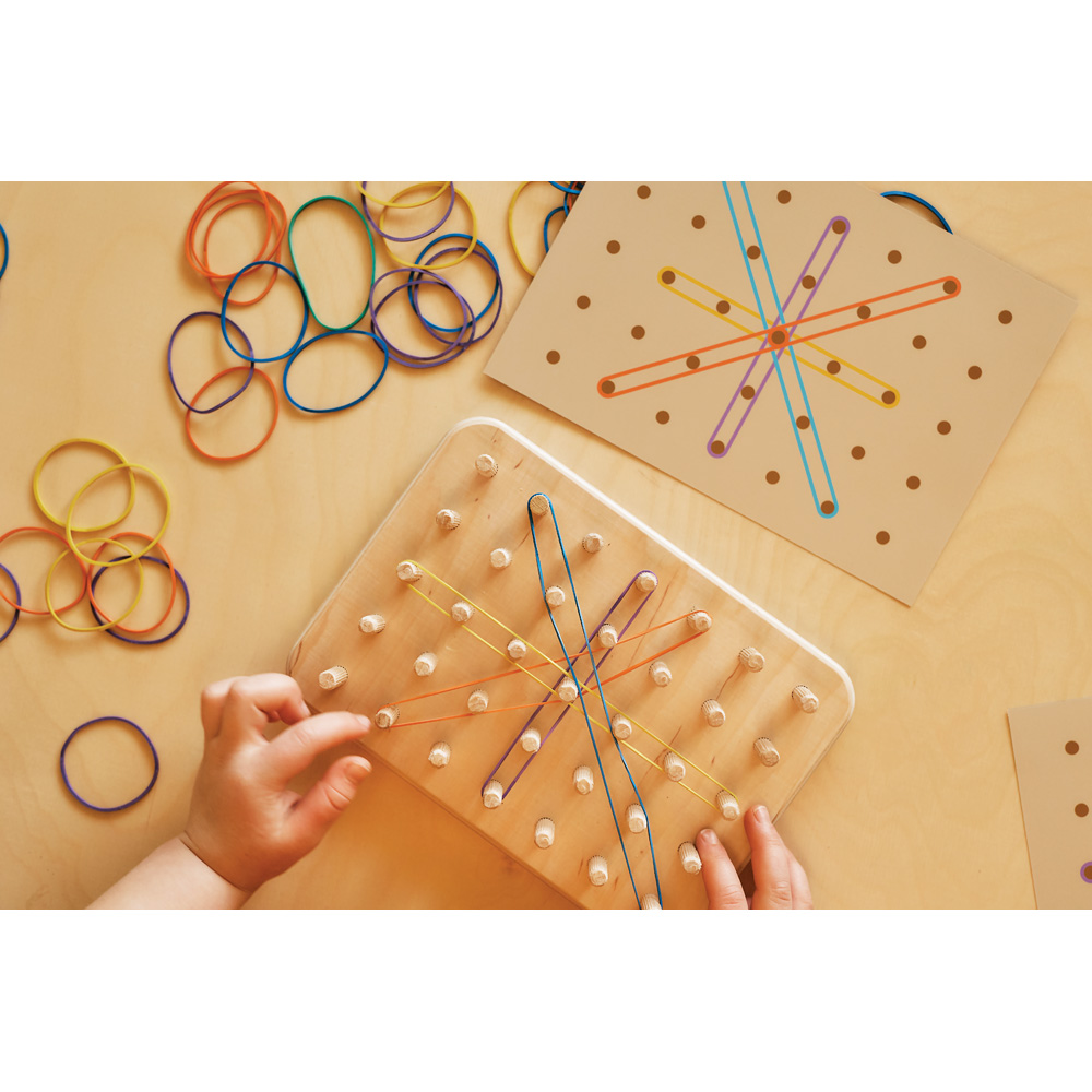 Drevený Geoplan Montessori Good Wood - prírodný