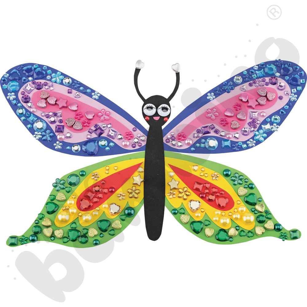 Zestaw kryształków deco - różne kształty