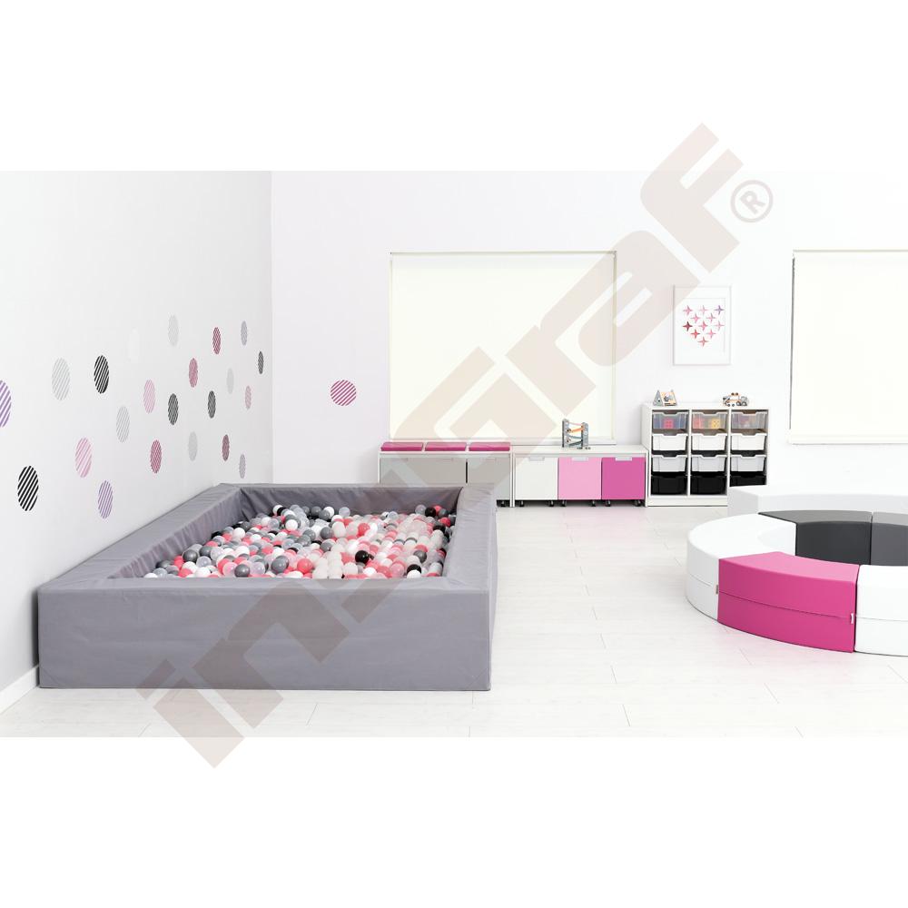 Bazén 2 x 3 m, výška 45 cm, růžový