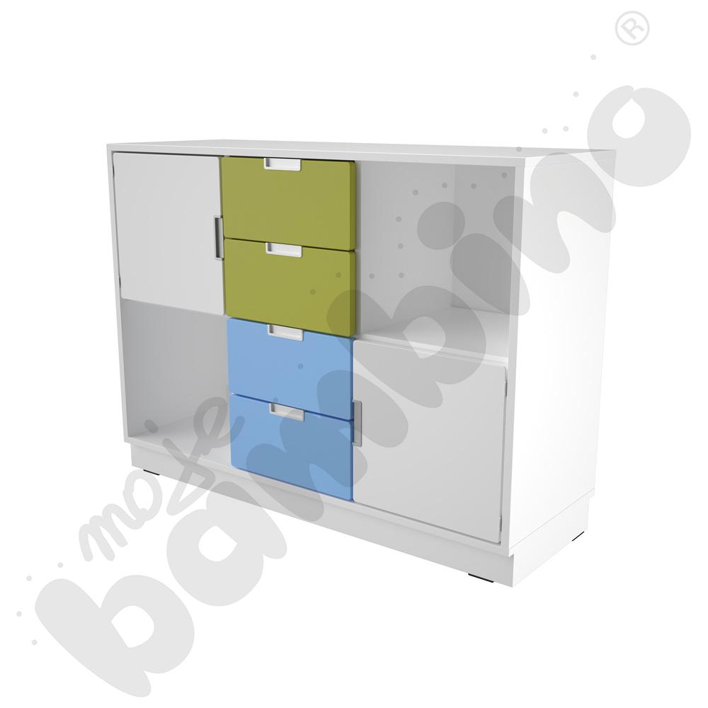 Quadro - zestaw 214, biała skrzynia