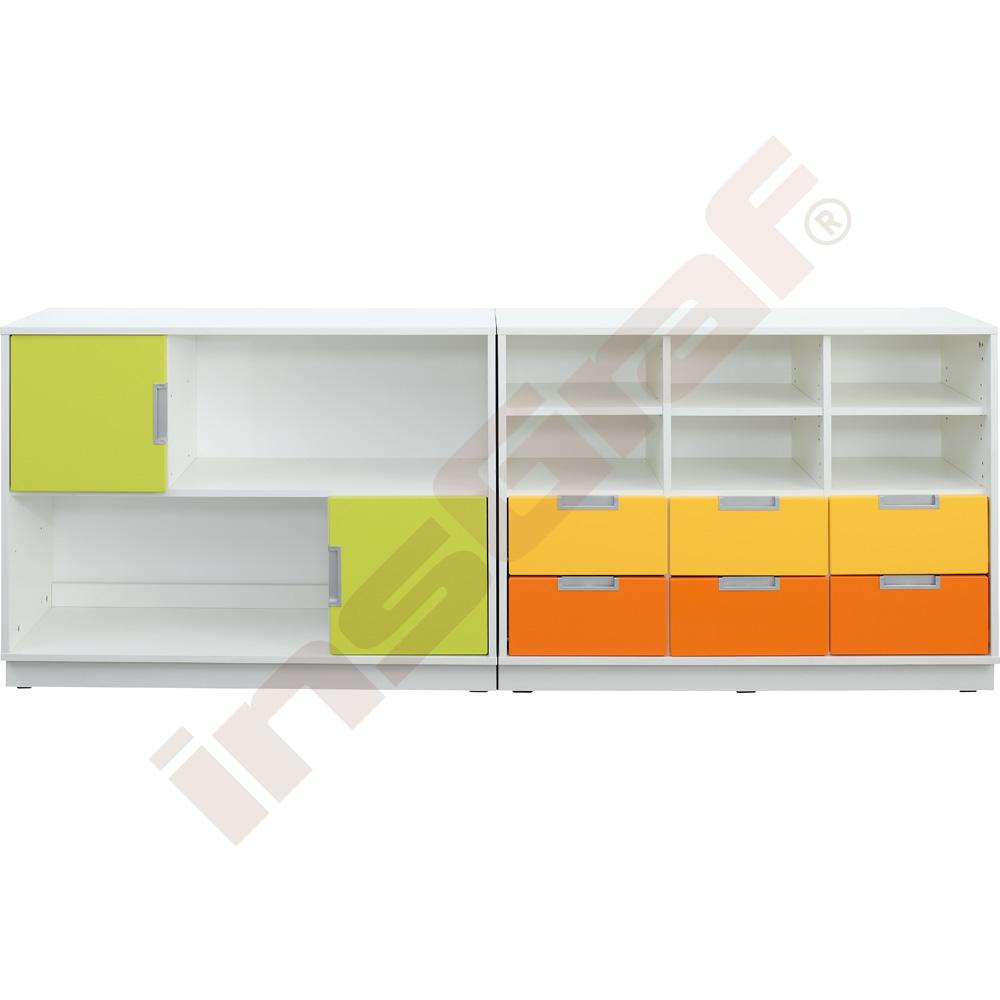 
Möbelsatz Quadro 109W-180° - weiß
