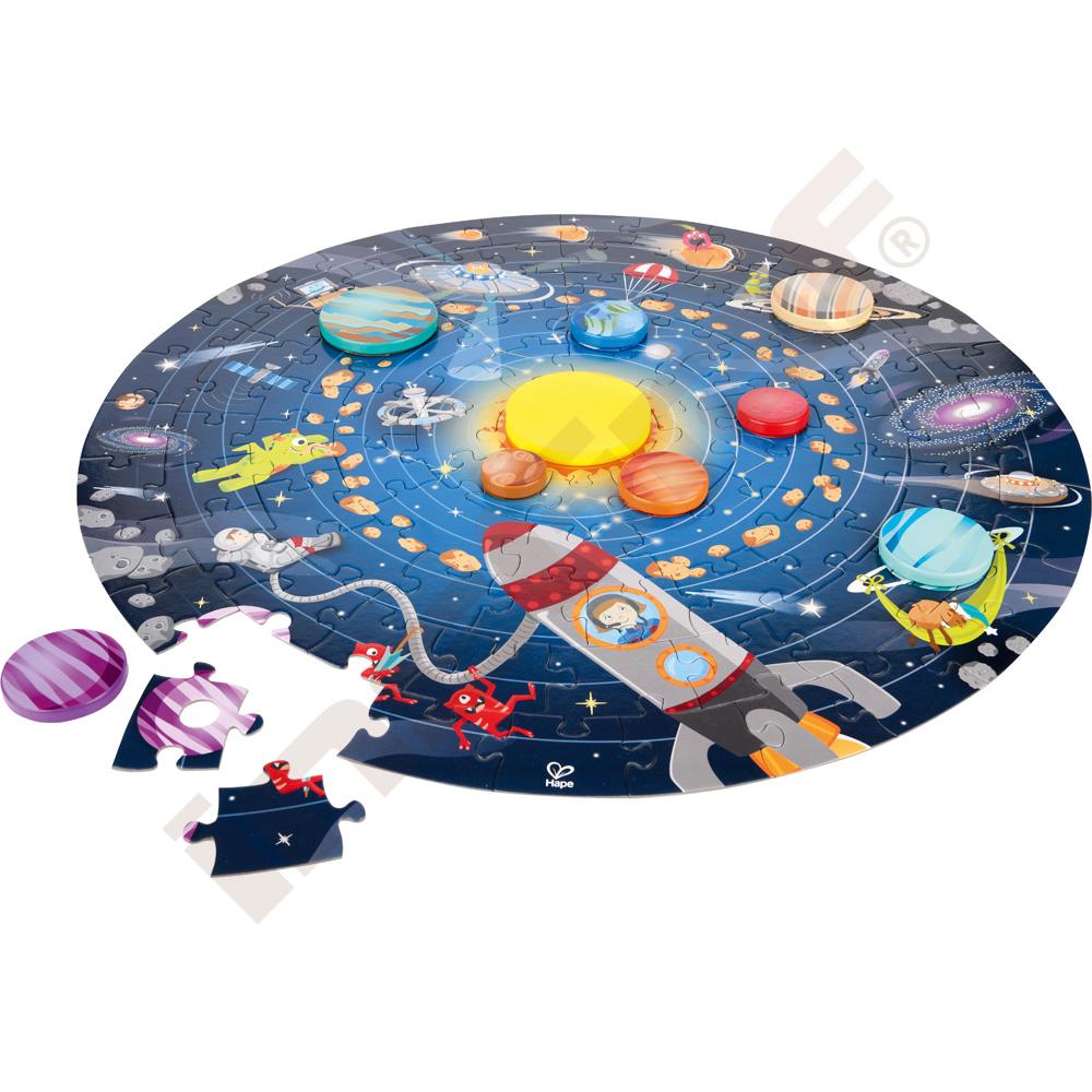 Puzzle se sluneční soustavou 