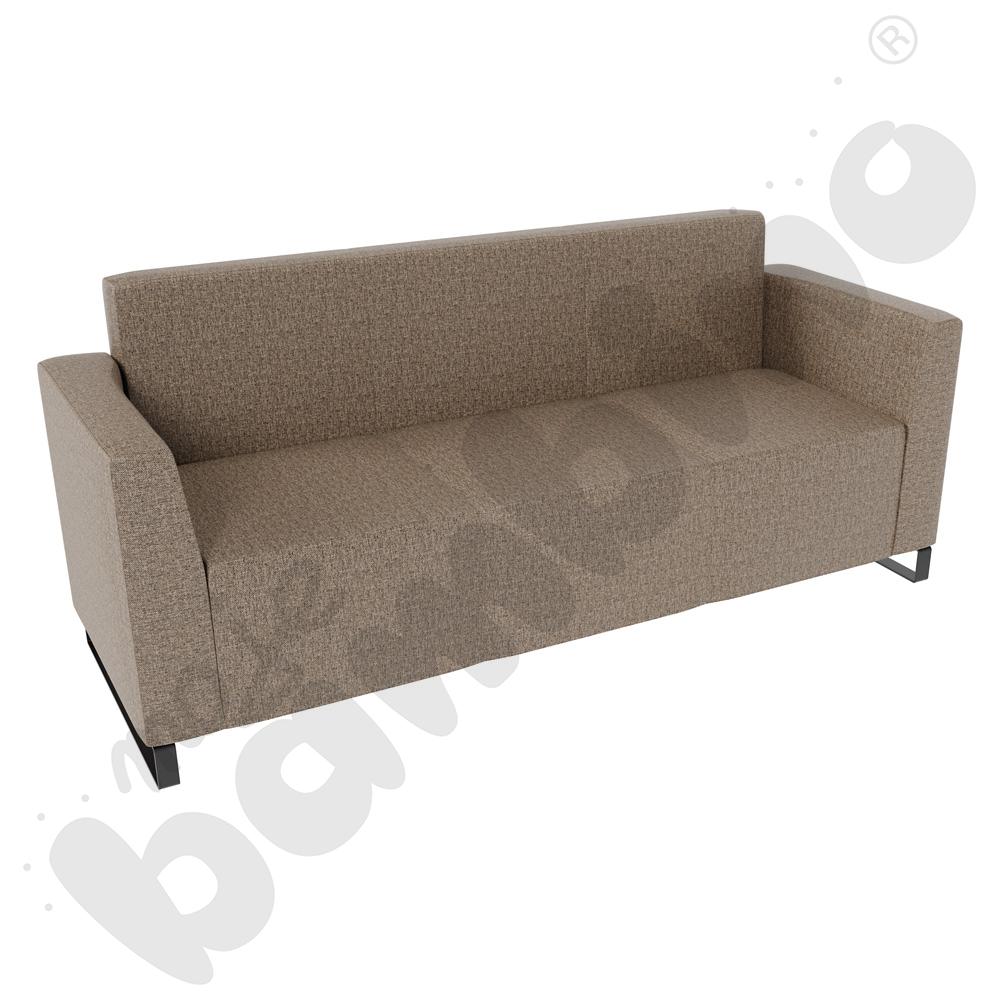 Sofa Universum 3-os. wys. 82 cm, 2 boki niskie, tkanina RO36