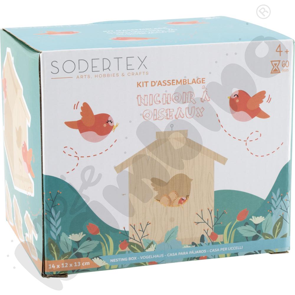 Domek dla ptaków do ozdabiania