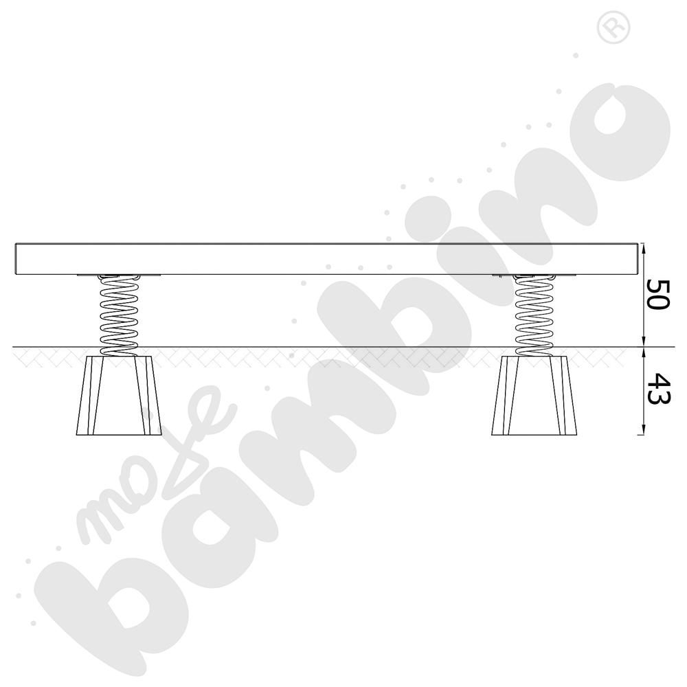 Równoważnia na sprężynach